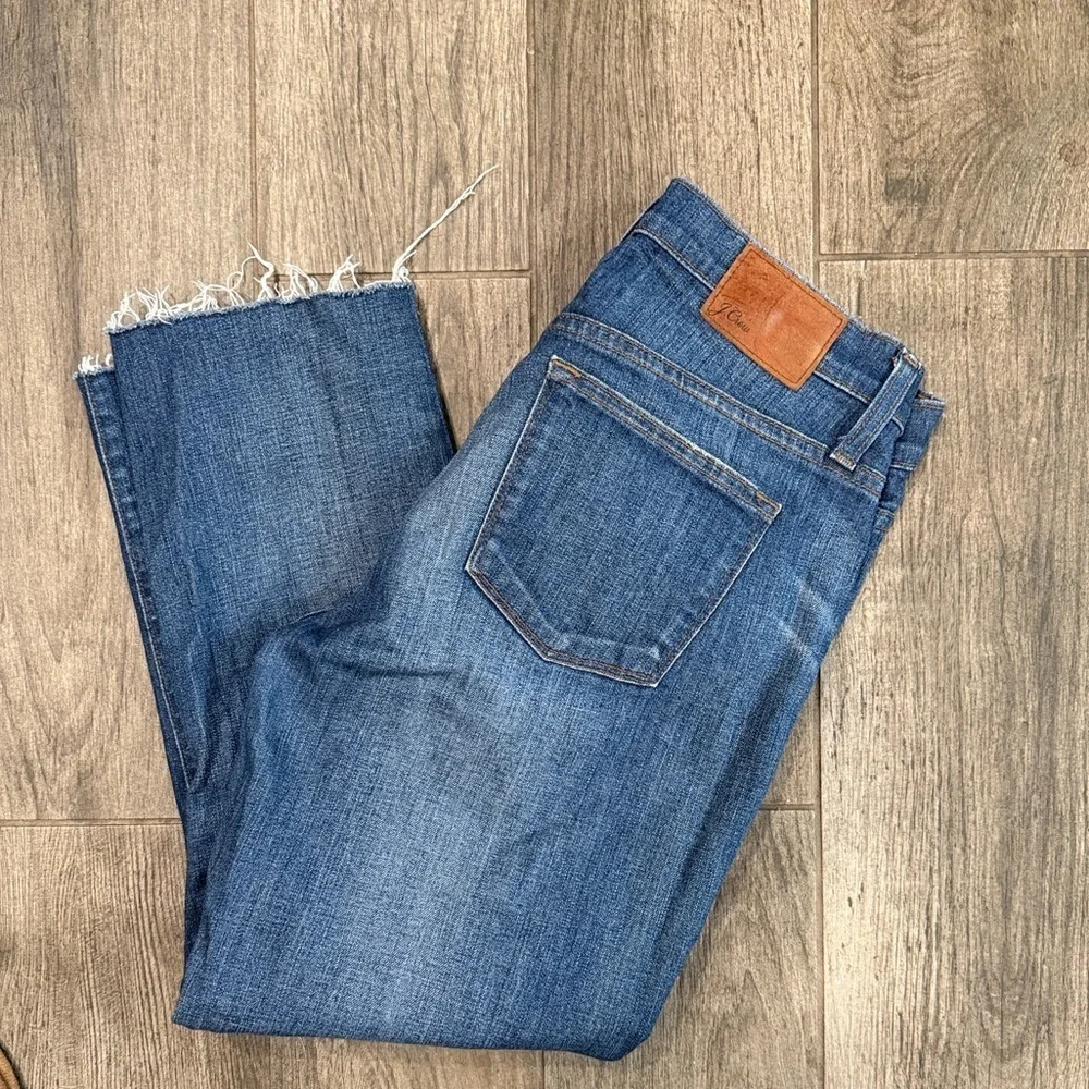 J. Crew Slim Broken In Boyfriend Jeans in Blue Womens size 27